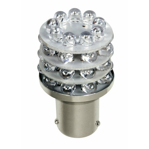 Bec Multi-Led 36Led 12V Frana Ceata - P21W BA15s - Rosu